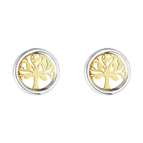 10k Gold Tree of Life Earrings