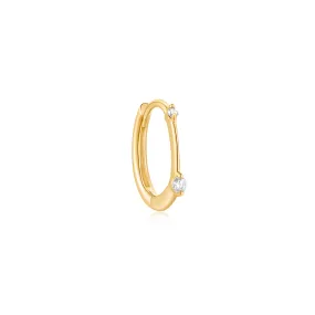 14k Margaret Diamond Hoop