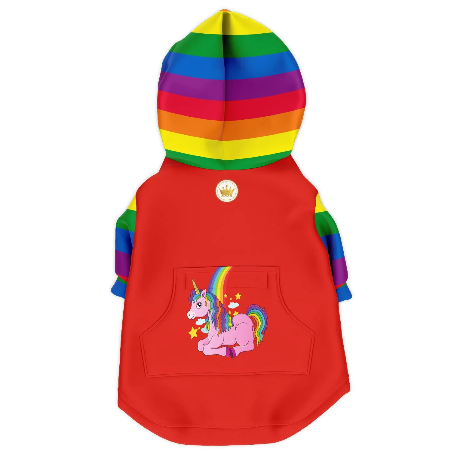 Be Unicorn Zip-Front Dog Jacket