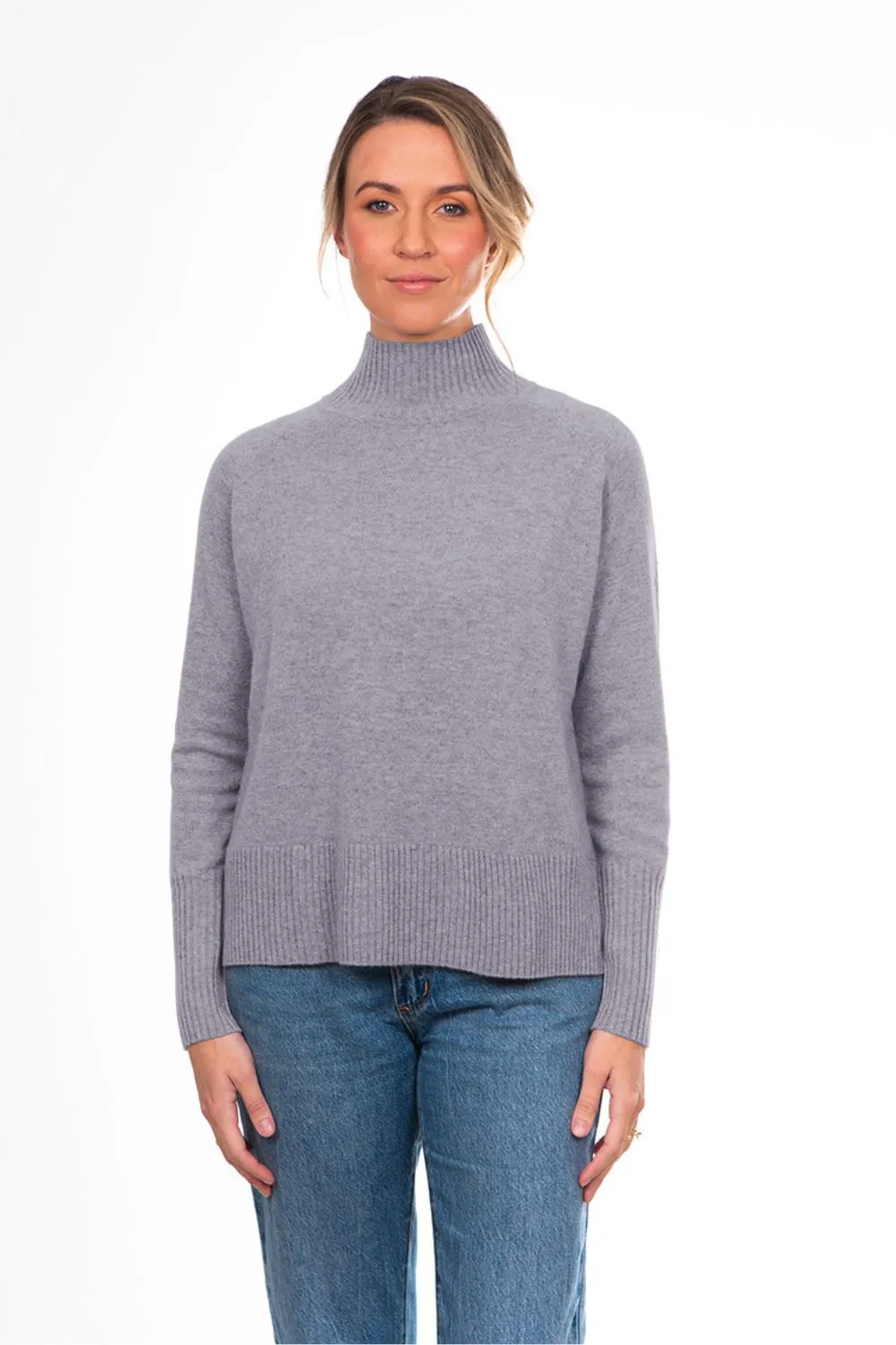 Bianca Cropped Raglan Sleeve | Limestone