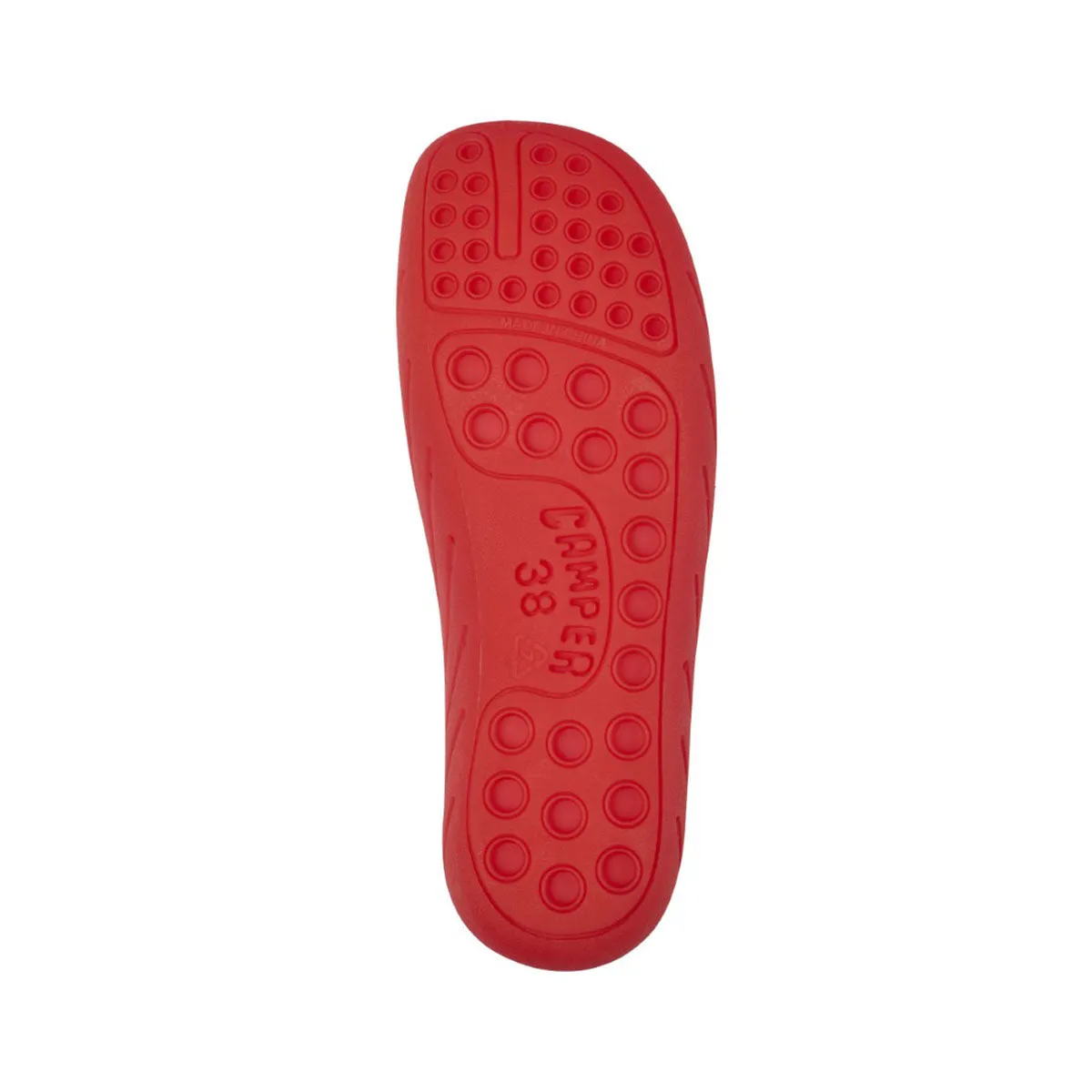 Camper Wabi red monomaterial sandals for women   