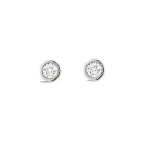 Dana Rebecca Designs - Lulu Jack - Bezel Diamond Studs, White Gold