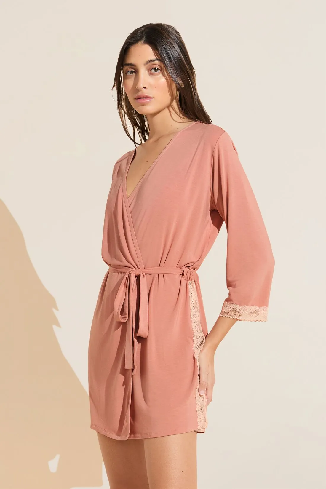 Flora TENCEL™ Modal 3/4 Sleeve Robe