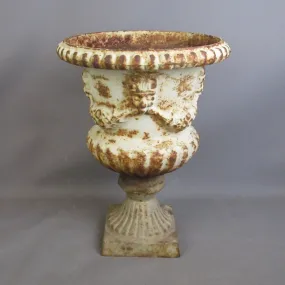 French Cast Iron Jardinière Urn Antique Victorian c1900