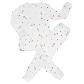 Golf Game Printed Pajamas  | Girl