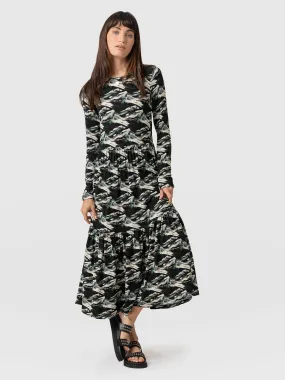 Greenwich Dress Long Sleeve - Swirl