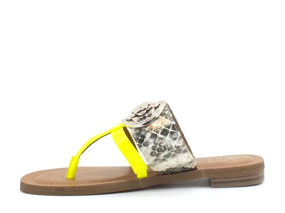 GUESS Ciabatta Infradito Fluo Natural Yellow Fluo FL6GEAPEL21