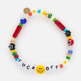 Handmade Beaded Eff Off Bracelet