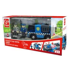 Hape - Police Car with Siren