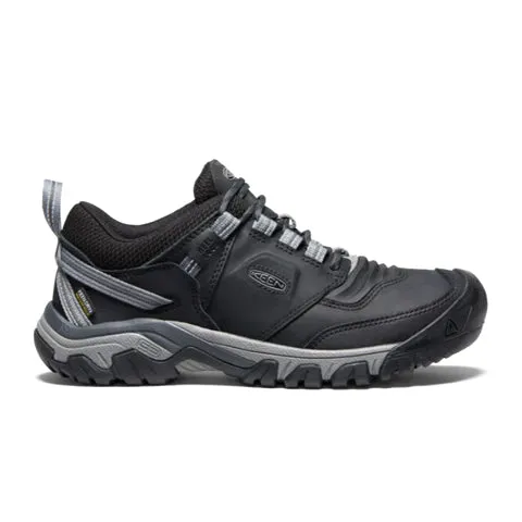 Keen Ridge Flex Waterproof Hiking Shoe (Men) - Black/Magnet