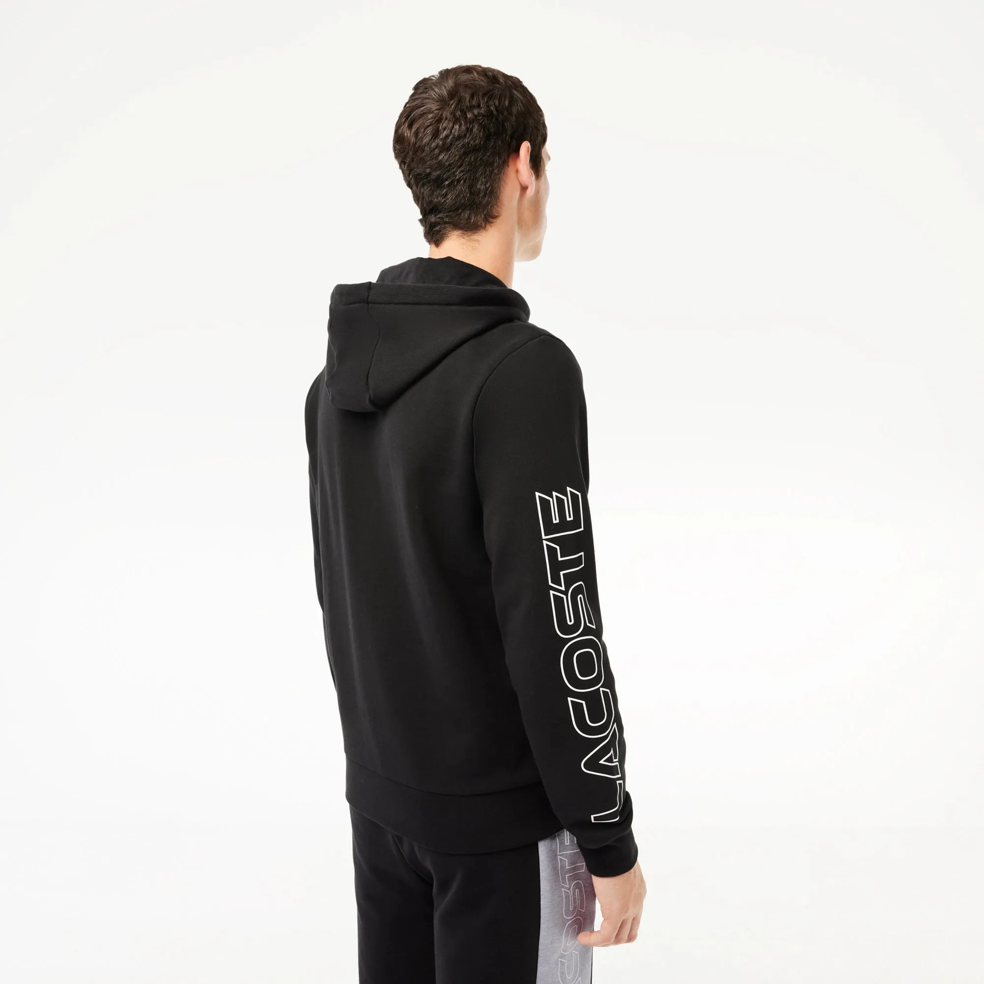 LACOSTE Men's Colorblock Zip-Up Hoodie