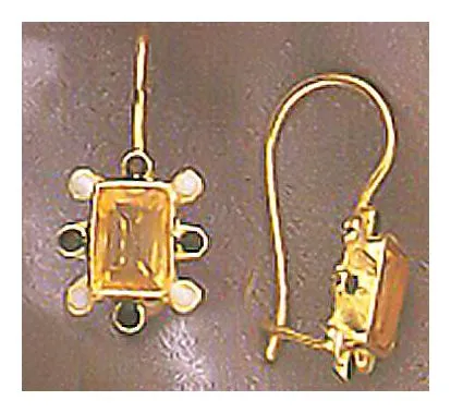 Lucette Citrine Earrings