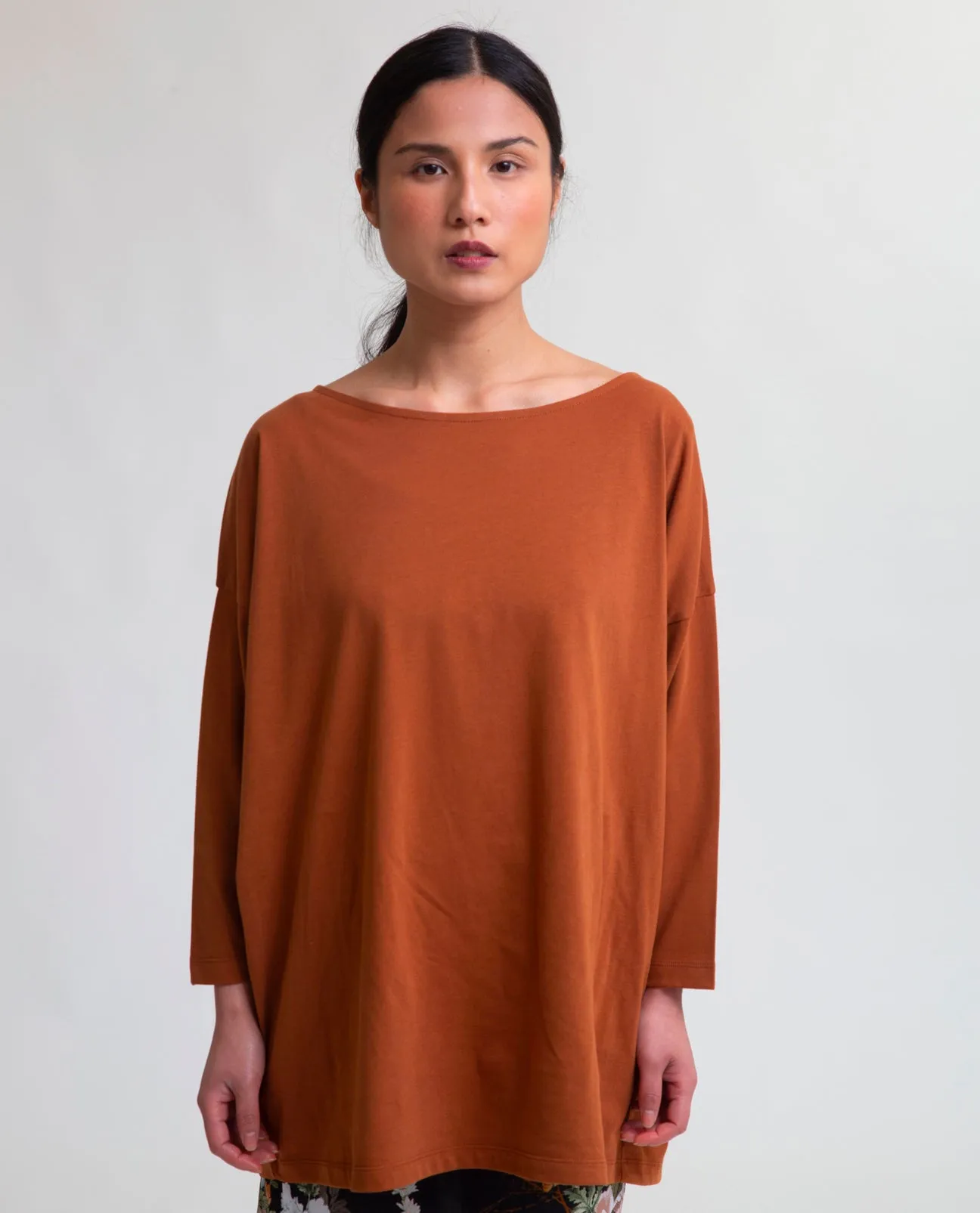 Mafalda Organic Cotton Top In Caramel