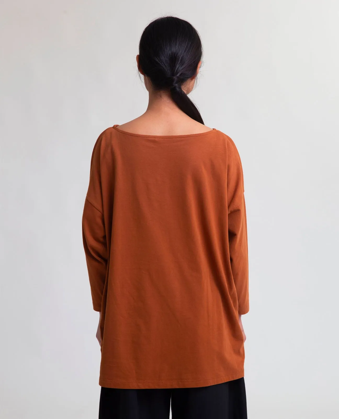 Mafalda Organic Cotton Top In Caramel