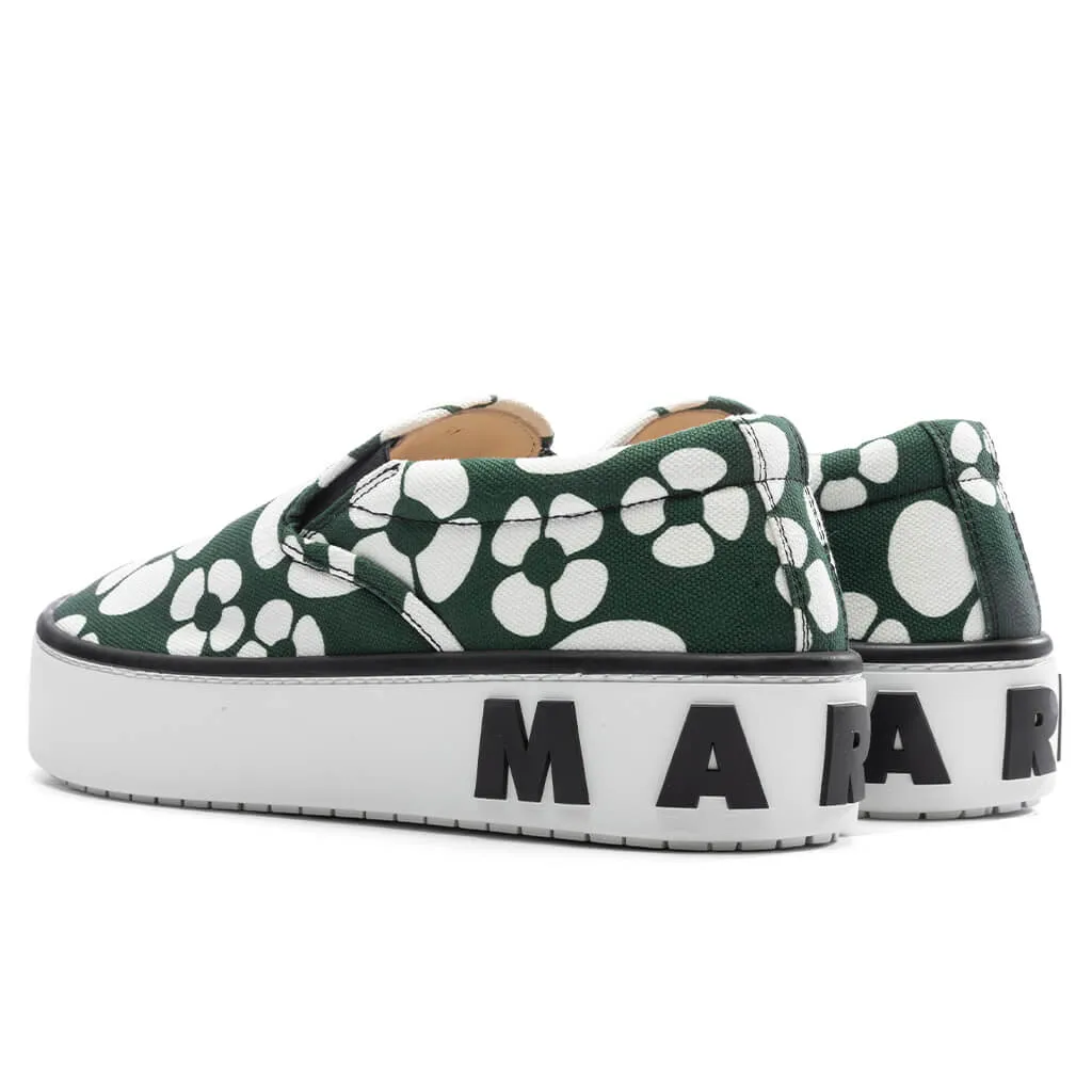 Marni x Carhartt WIP Slip-On Sneakers - Dark/Green