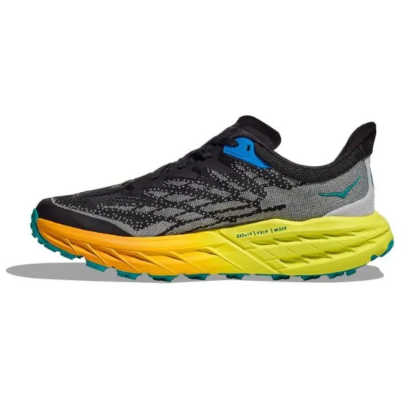 Mens Hoka Speedgoat 5 - Black / Evening Primrose