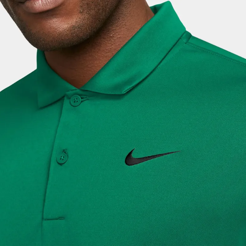 Nike Court Dri-Fit Men Tennis Polo - Malachite/White