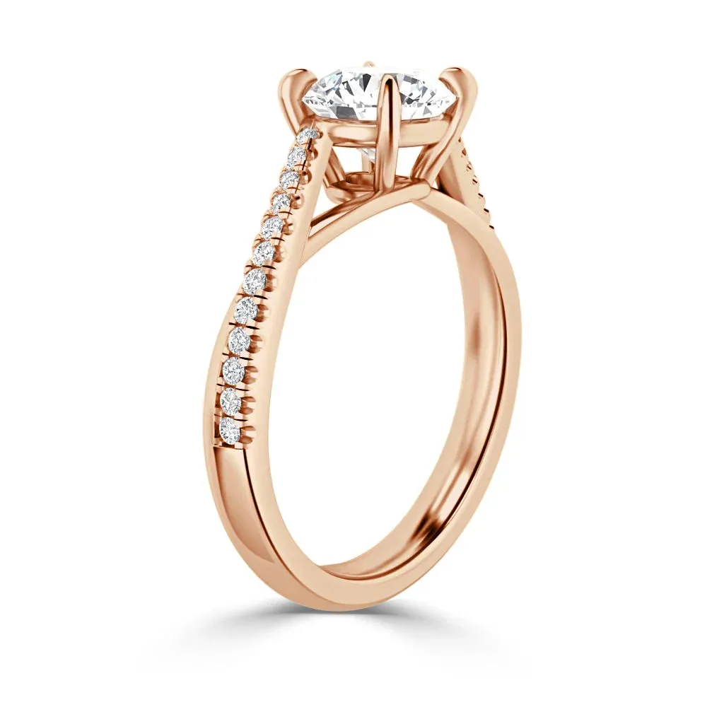 Prue - 18ct Rose Gold - Round