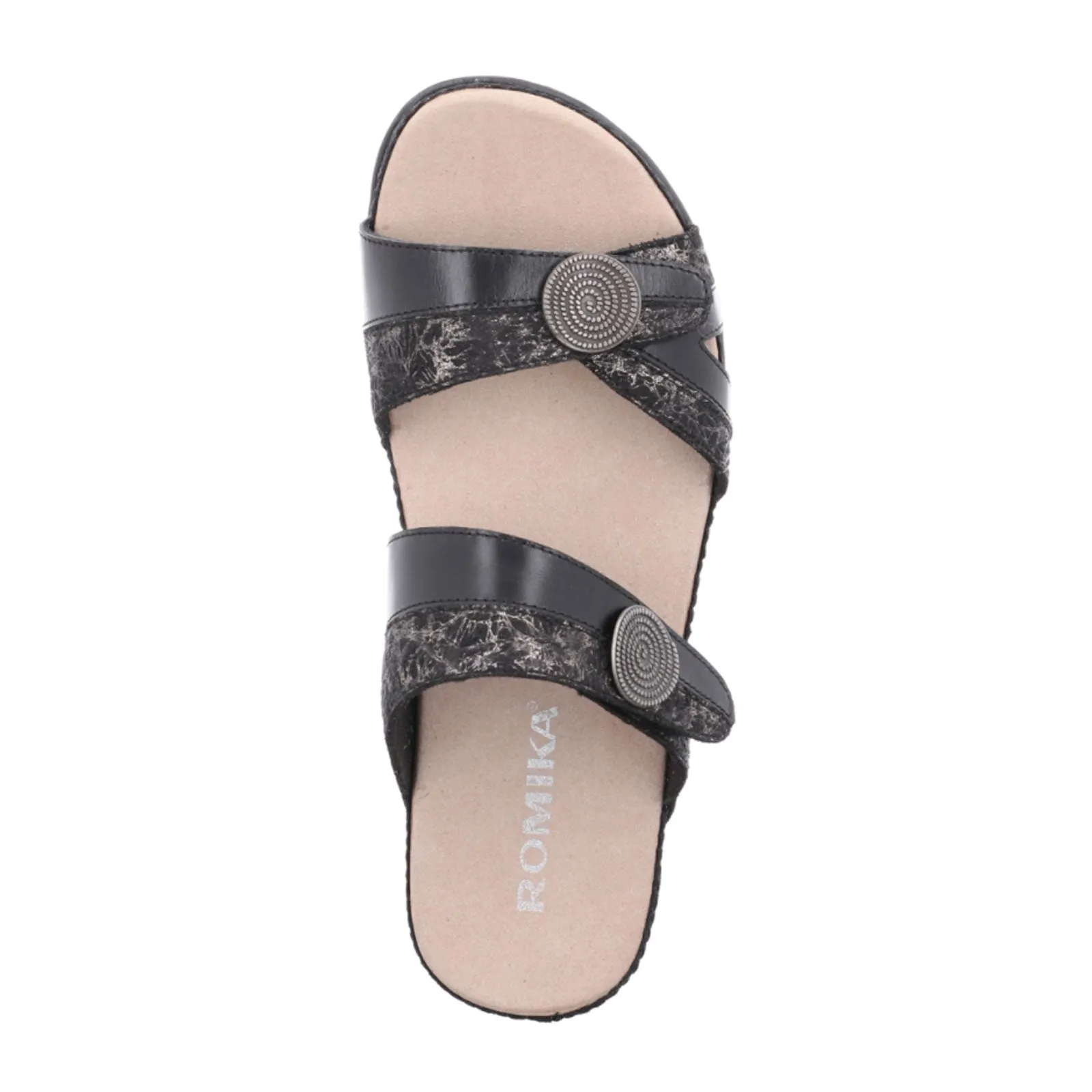 Romika Fidschi 22 Slide Sandal (Women) - Black