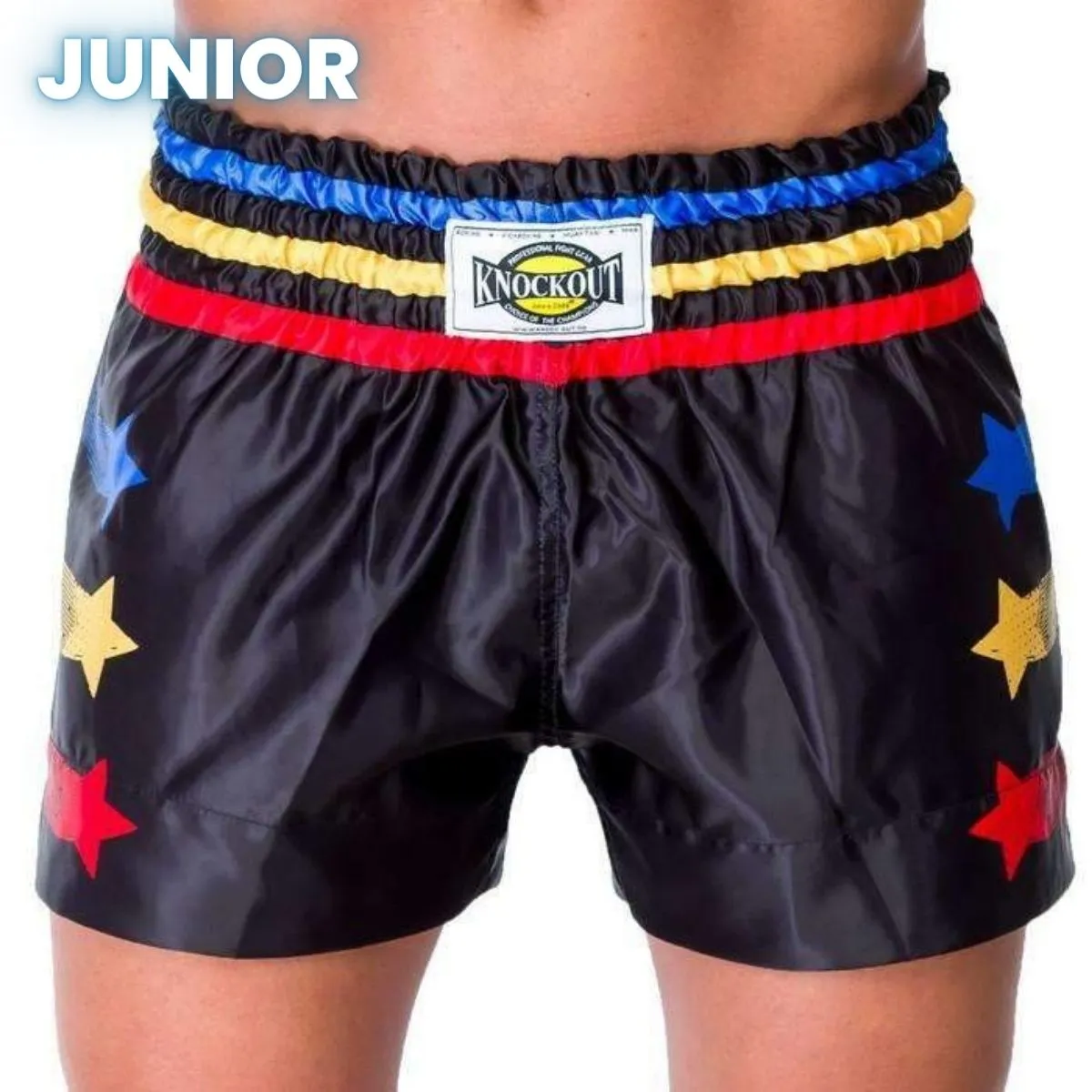 Sort Kickbox Knockout Star Tricolor Copii