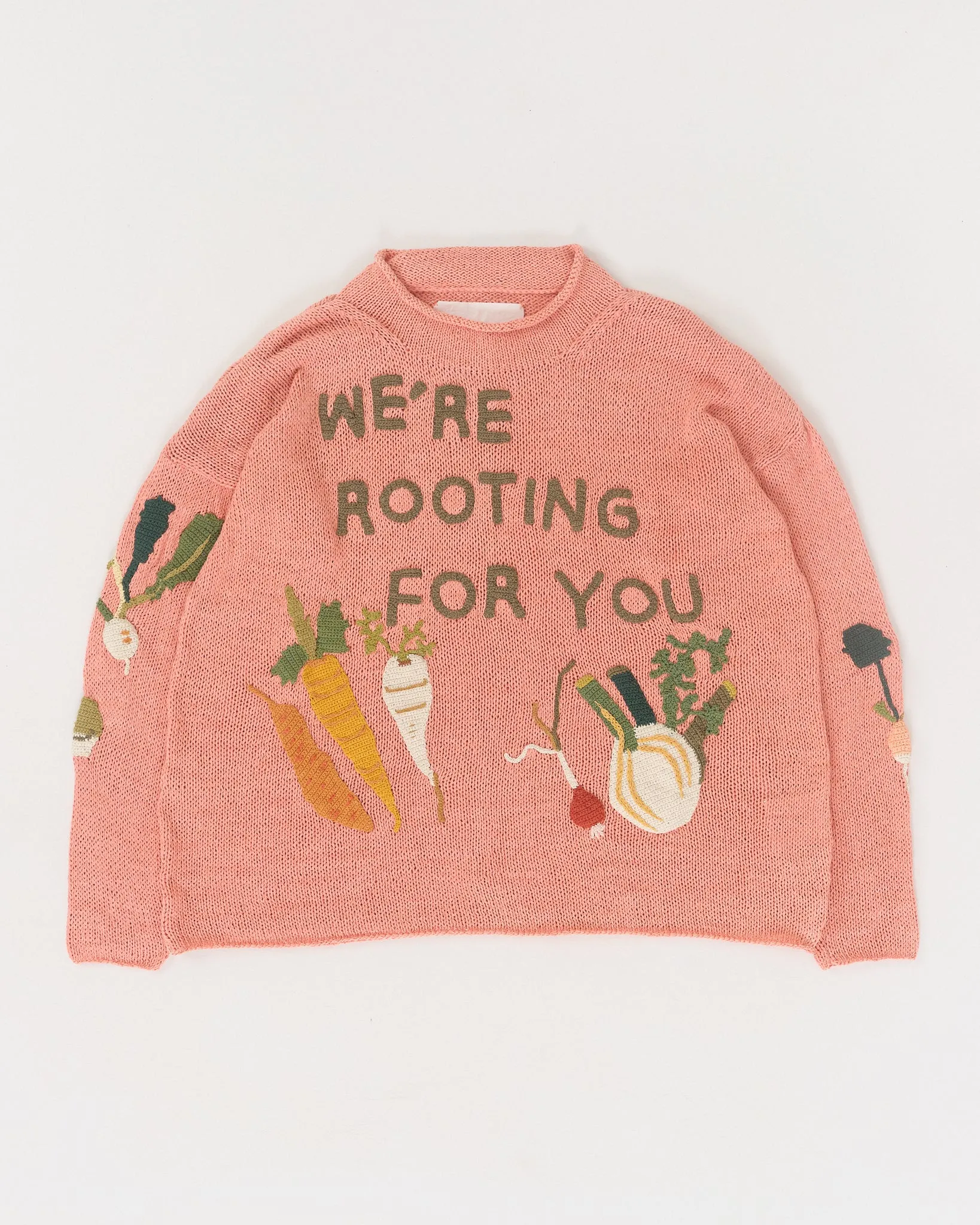 Twinsun Knit Rollneck - Pink Rooting For You