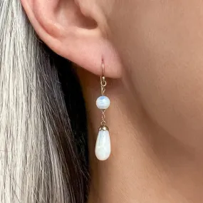 Victorian Opal Drop Earrings